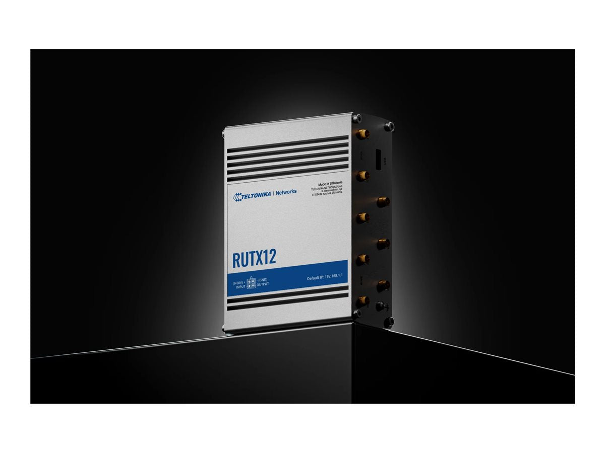 TELTONIKA NETWORKS RUTX12 DUAL SIM 4G/LTE router