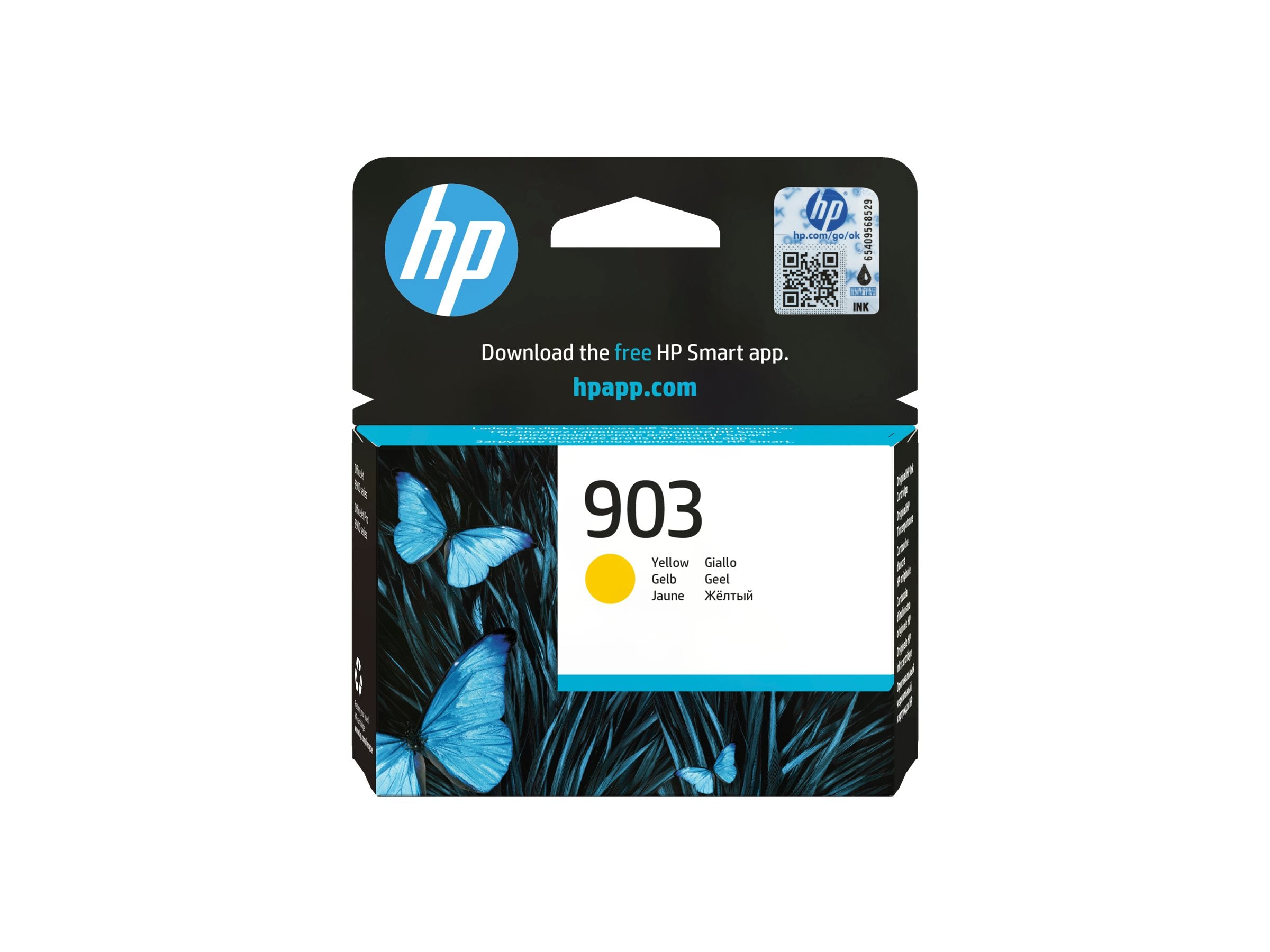 HP 903 original Ink cartridge T6L95AE BGX Yellow 315 Pages