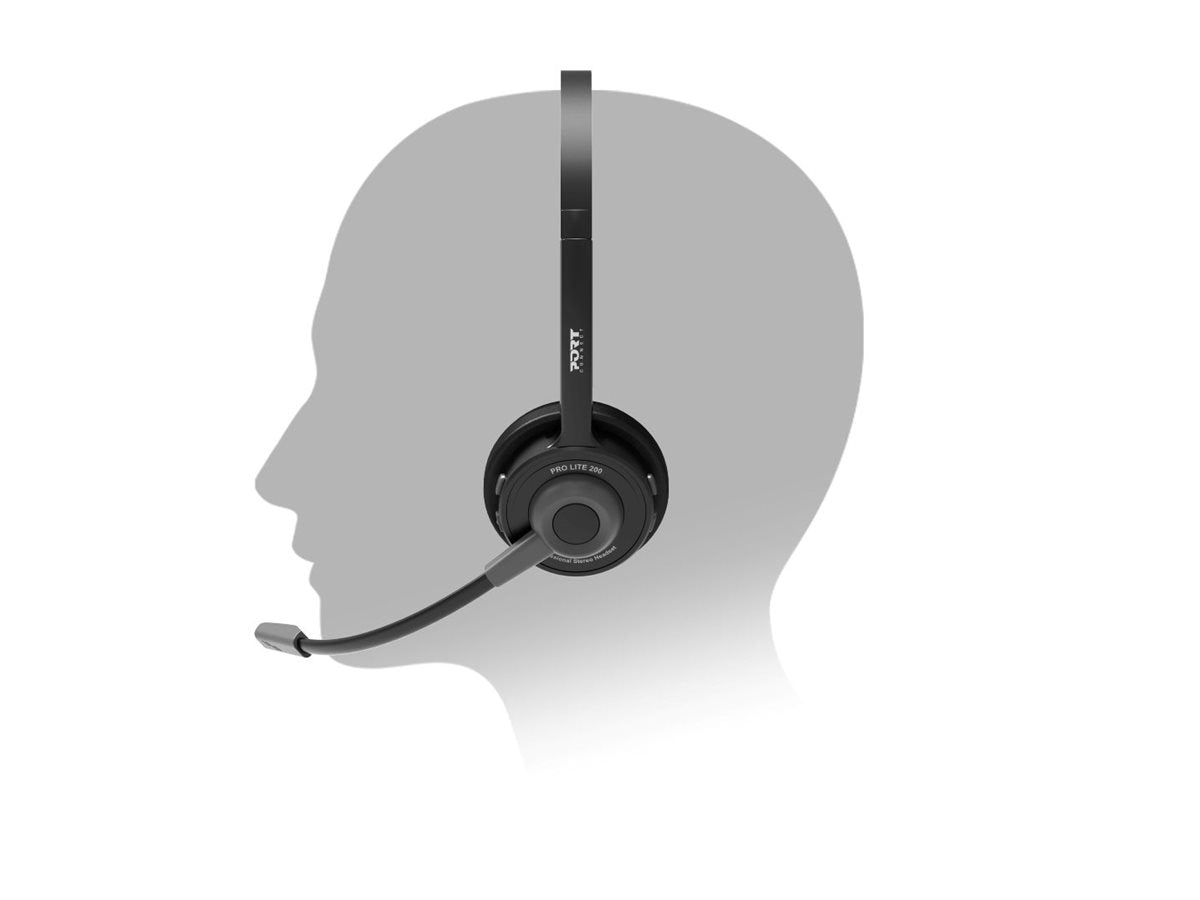 PORT DESIGNS Stereo Headset Bluetooth Pro Lite 200