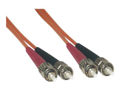 MCL FJOM2/STST-2M - Jarretière optique OM2 duplex multimode 50/125 - ST / ST 2m