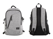 TNB WILD - Backpack with multiple pockets - mottled grey