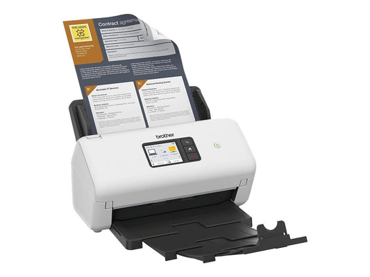 Brother ADS-4500W scanner Scanner ADF 600 x 600 DPI A4 Noir, Blanc
