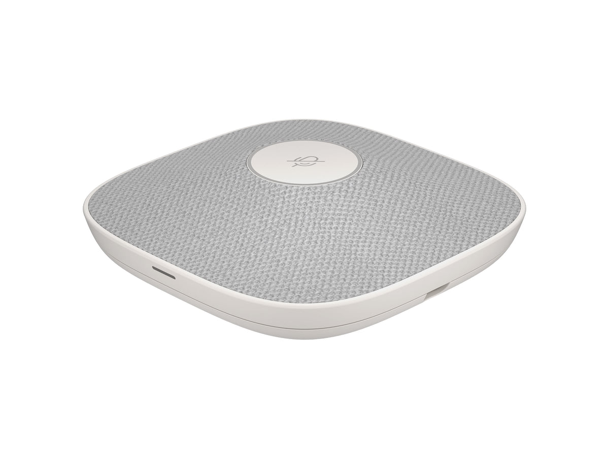 HP Poly Studio A2 White Table Microphone Mounting Plate I/O cables