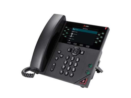 HP Poly VVX 450 12-Line IP Phone and PoE-enabled WW