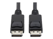 EATON TRIPPLITE DisplayPort Cable /w Latches 4K 60 Hz M/M BK 10 ft. 3.05m DisplayPort cable DisplayPortM to DisplayPortM 3m