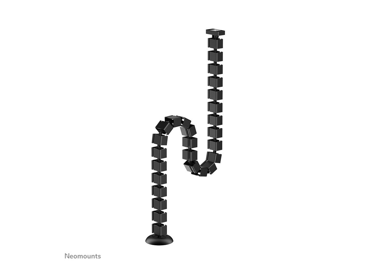 NEOMOUNTS Cable Spine Organizer for sit/stand desk frames magnet mounted black