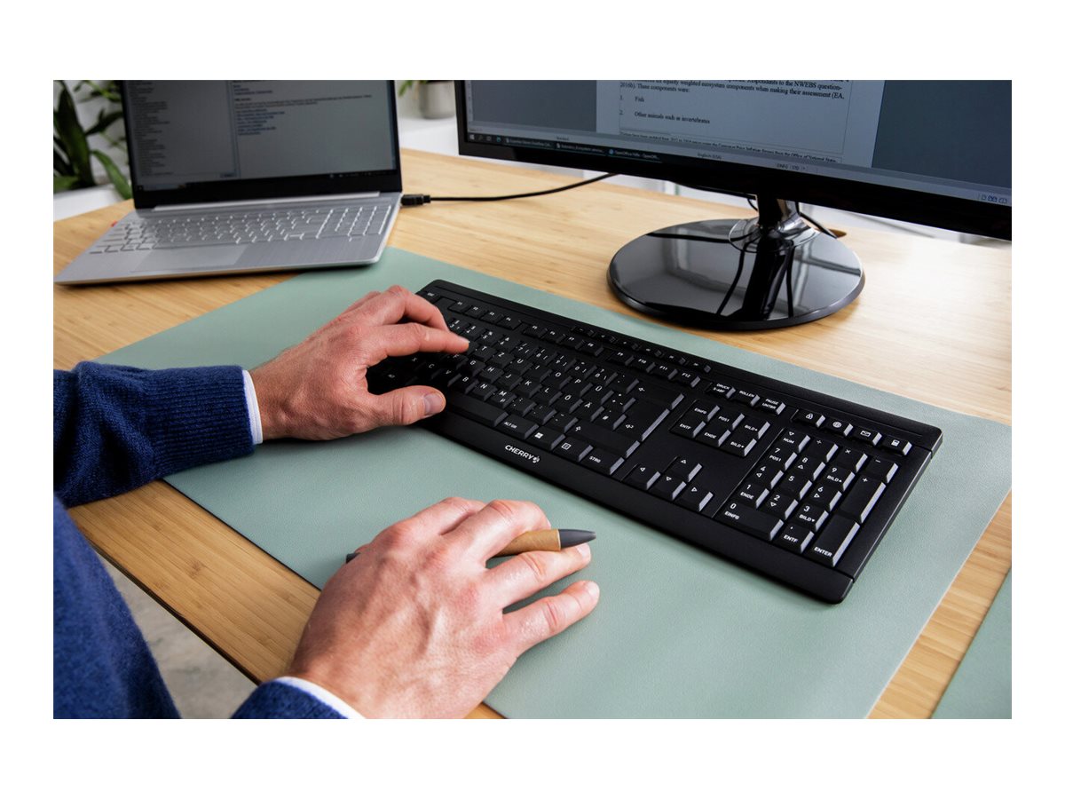 CHERRY Stream Desktop Comfort Wireless Keyboard and Mouse (GB)