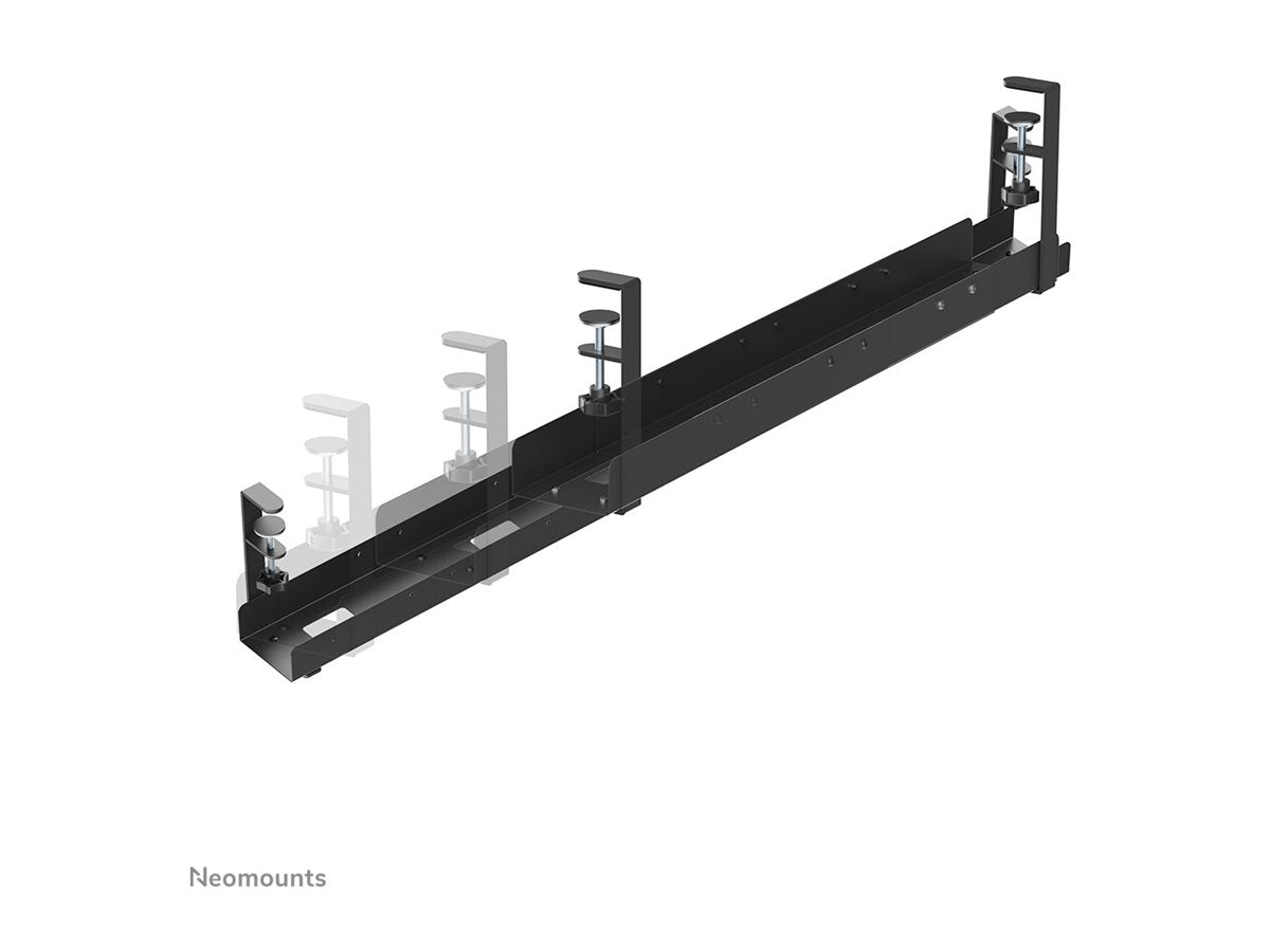 NEOMOUNTS Cable Management Tray max 5kg. clamp-on design universal black