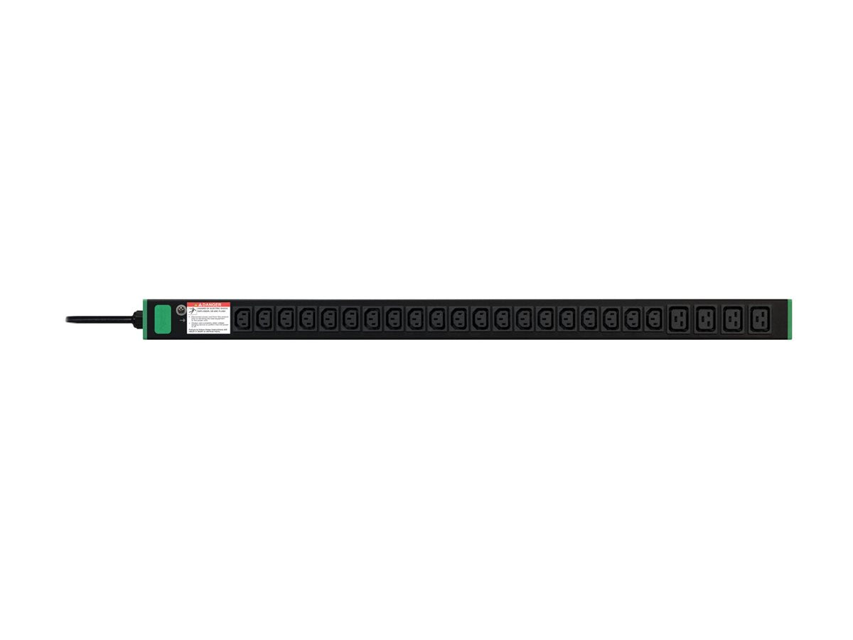 APC Easy Rack PDU Basic vertical 1-phase 3.7 kW 230 V 16 A 20 x C13 and 4 x C19 sockets IEC60309 plugs