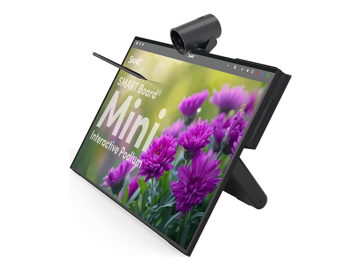 SMART Board Mini 727 Interactive Podium with iQ Appliance AM60 Bundle 27p UHD 4K 10points 16:9 60Hz 400 cd/m2 HDMI