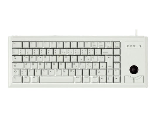 CHERRY Compact corded Trackball Keyboard USB grey (GB)