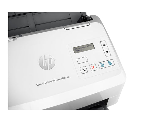 HP ScanJet Enterprise Flow 7000 s3 Sheet-feed Document scanner Duplex 216x3100mm 600dpix600dpi 75ppm ADF 80sheets 7500scans USB