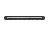 EATON TRIPPLITE Cat6 24-Port Patch Panel PoE+ Compliant 110/Krone 568A/B RJ45 Ethernet 1U Rack-Mount TAA