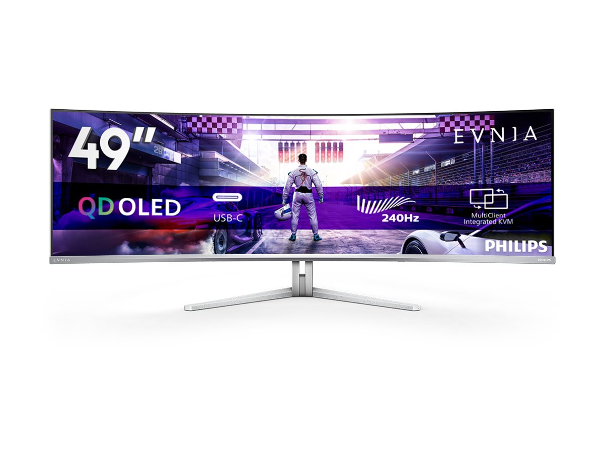 PHILIPS 49M2C8900/00 49p 5120x1440 Gaming Monitor OLED 32:9 0.03ms 2xHDMI DP USB