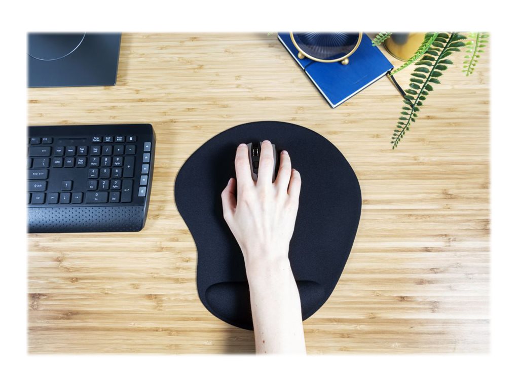 TRUST Tapis de souris ergonomique BIGFOOT XL - noir