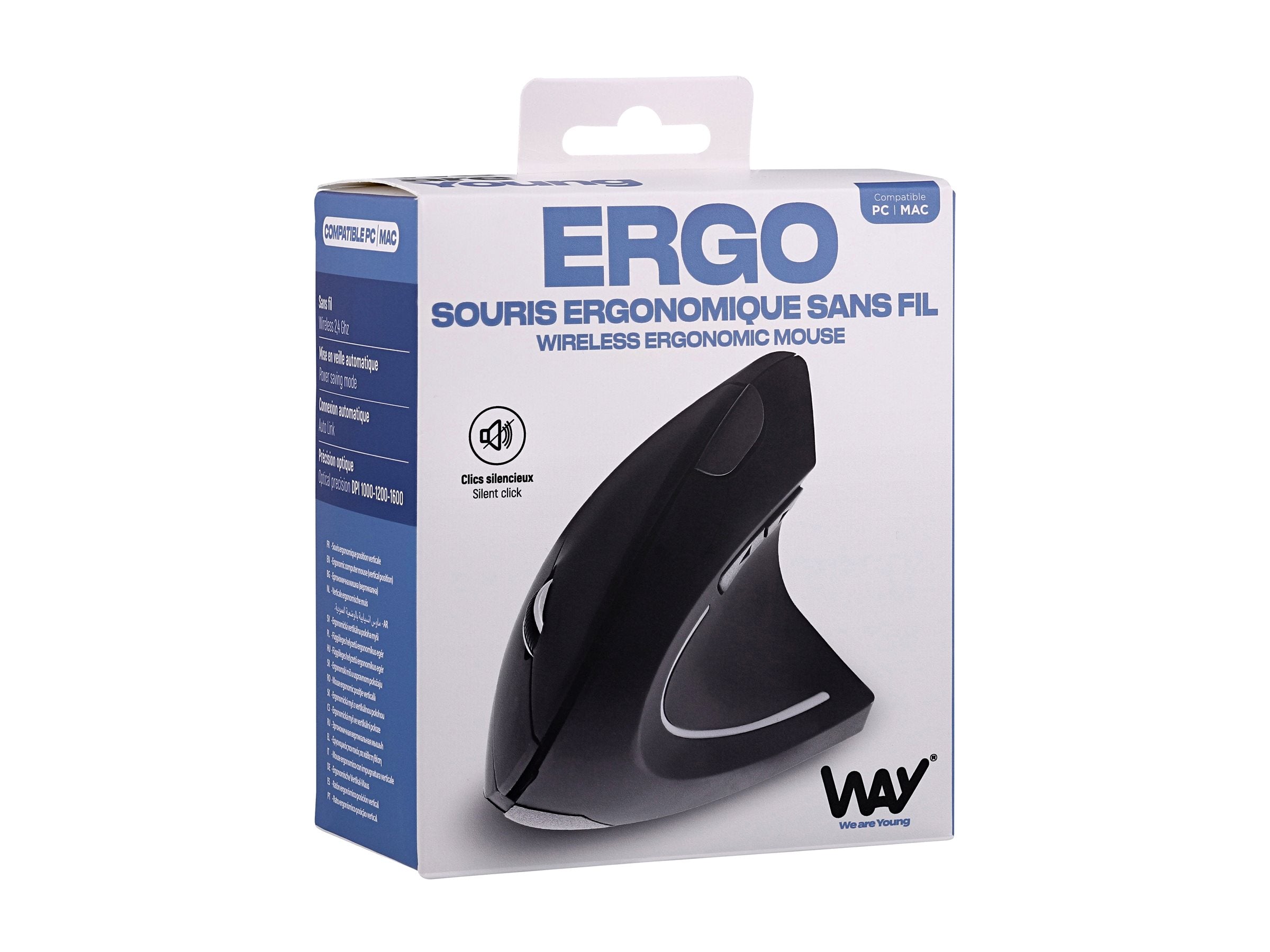 TNB WAY Ergonomic vertical wireless mouse