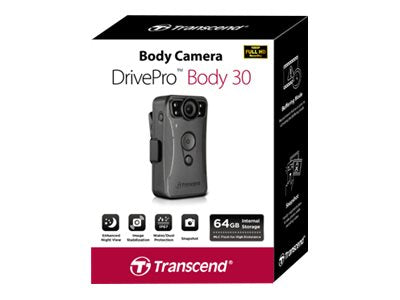 TRANSCEND 128Go Body Camera DrivePro 30 Wi-Fi & Bluetooth