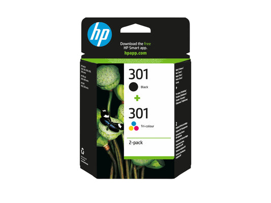 HP 301 original Ink cartridge N9J72AE 301 combo 2-Pack