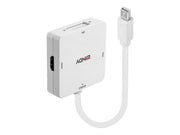 LINDY Adaptateur Mini DP 1.2 vers HDMI 4K30 DVI VGA