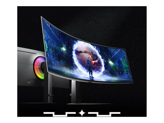SAMSUNG LS49DG934SUXEN ODYSSEY OLED G9 G93SC 49p 240Hz 1800R DWQHD 5120x1440 240Hz QD-OLED Glare-Free 0.03ms 1800R HDR10