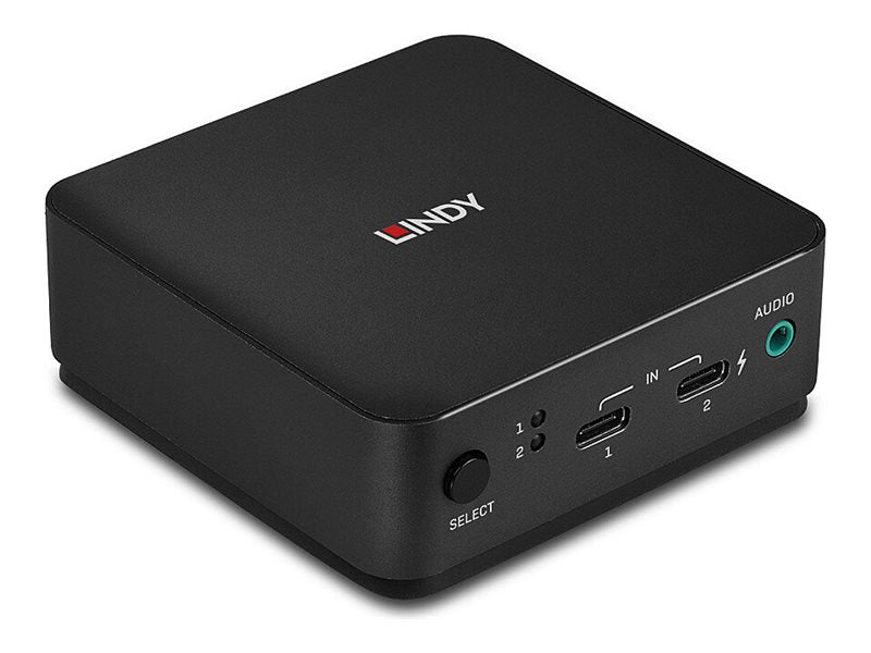 LINDY 2 Port Type C DisplayPort 1.2 KVM Switch