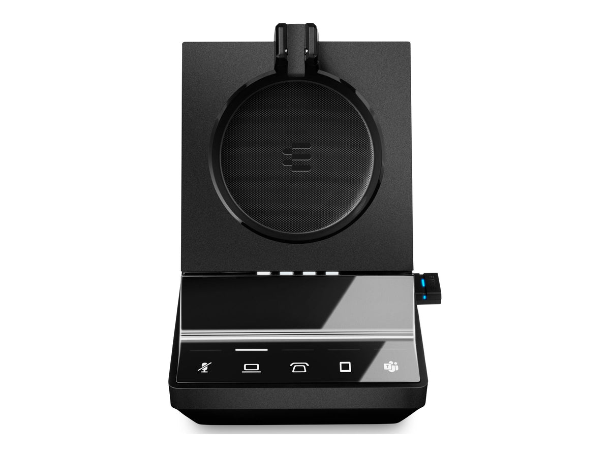 EPOS IMPACT SDW 5036T EU/UK/AUS Wireless DECT Headset monaural with base station for phone mobile and PC incl dongle Teams certified