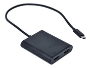 I-TEC USB C to Dual HDMI Port VideoAdapter 2xHDMI Port 4K Ultra HD compatible with Thunderbolt 3
