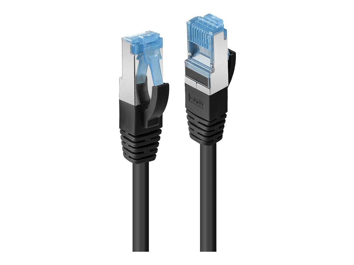 LINDY Cat.6A S/FTP LSOH Black 1m Patchcable