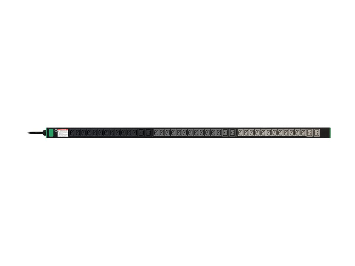 APC Easy Rack PDU Basic vertical 3-phase 11 kW 400 V 16 A 36 x C13 and 6 x C19 sockets IEC 60309 16 A 400 VAC 3P+N+PE