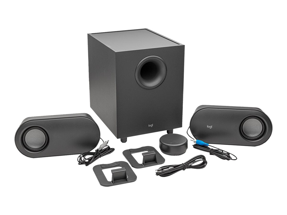 LOGITECH Z407 Android Edition speaker system for PC 2.1channel wireless Bluetooth USB 40 Watt Total graphite grey