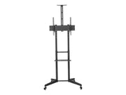 NEOMOUNTS FL50-550BL1 Support au sol mobile pour écran 37-70p - étagère multimédia et support caméra inclus