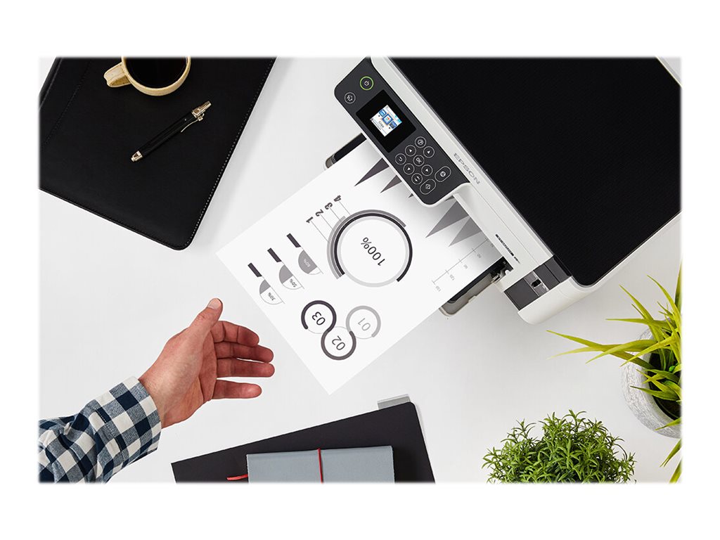 EPSON EcoTank ET-M2120 MFP Mono B/W ink-jet A4 15ppm print 150 sheets USB Wi-Fi white