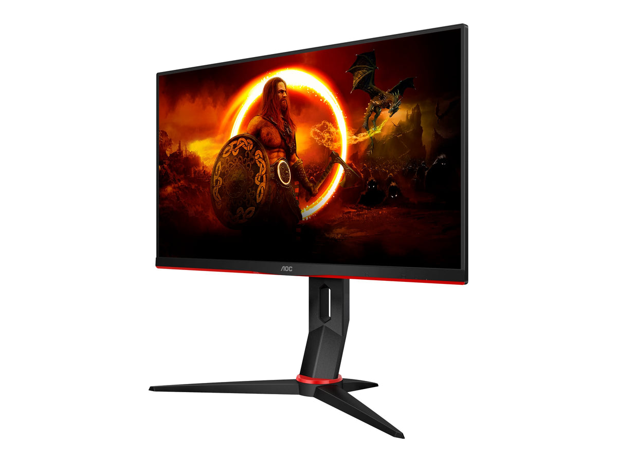 AOC Q24G2A/BK 23.8p Gaming Monitor IPS 2560x1440 1ms HDMI DP Black/Red