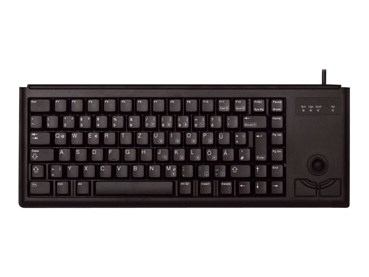 CHERRY G84-4400 Trackball Keyboard Black (EU)