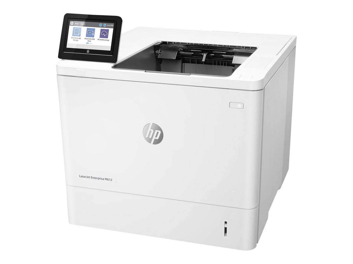 HP LaserJet Enterprise M612dn Printer Mono Duplex laser A4 1200x1200dpi 71ppm 650sheets USB LAN