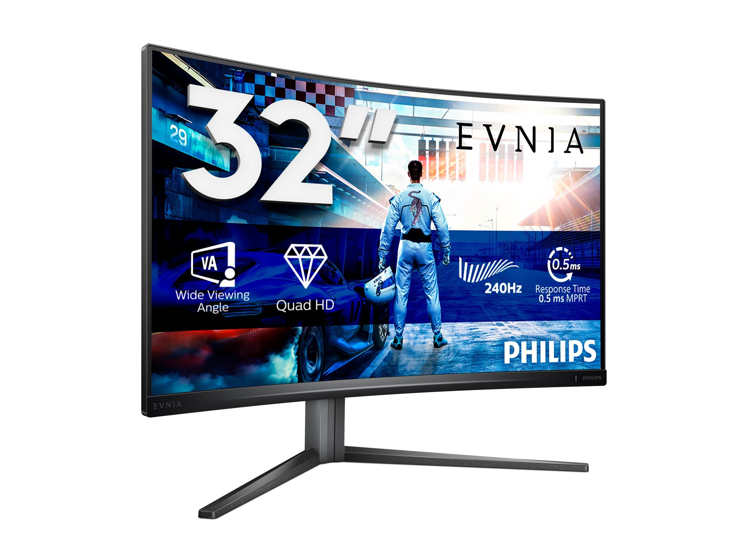 PHILIPS 32M2C5500W/00 31.5p VA 2560x1440 16:9 2xHDMI DP USB Gray