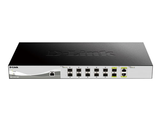 D-LINK Smart+ L2+ 10port 10GbE SFP+ & 2port Multigigabit Copper/SFP+ 100M/1G/2.5G/5G/10G