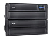 APC Smart-UPS X 3000 Rack/Tower LCD UPS Rack AC 208/230V 2700Watt 3000VA 1-phase RS-232 USB output connectors 12 4U Black