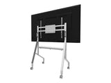 NEOMOUNTS FL50-525WH1 Support au sol mobile pour écran 55-86p - étagère multimédia incluse - installation rapide - TÜV