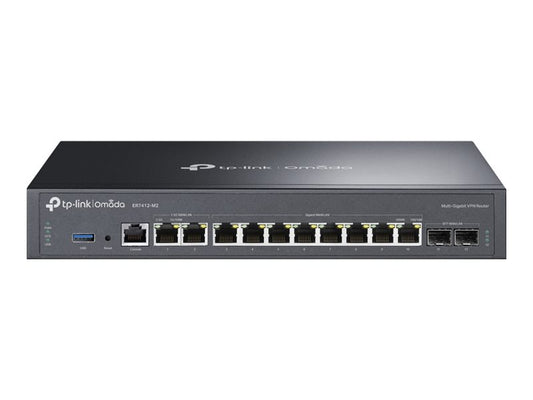 TP-LINK Omada Multi-Gigabit VPN Router 2x 2.5G WAN/LAN RJ45 Port 2x Gigabit SFP WAN/LAN Port 8x Gigabit WAN/LAN RJ45 Ports