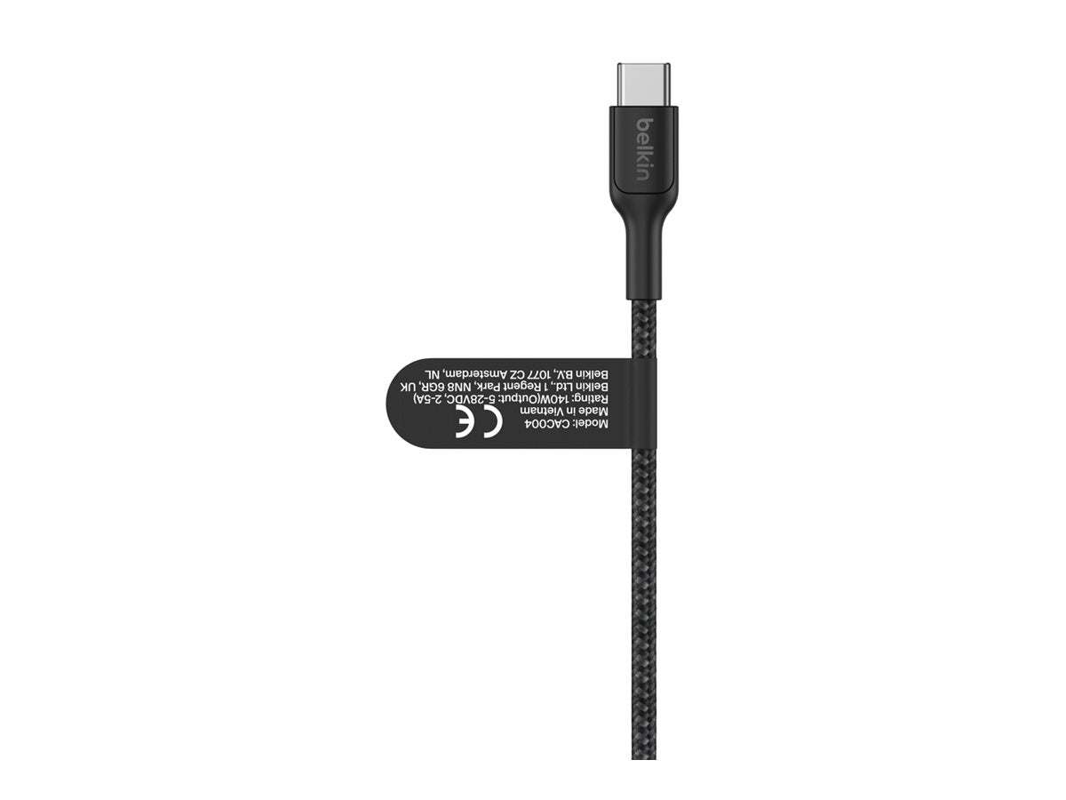 BELKIN BoostCharge Pro 140W Dual USB-C Cable 1.5m Black