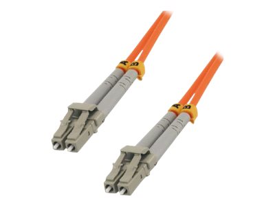 MCL FJOM2/LCLC-3M - Jarretière optique OM2 duplex multimode 50/125 - LC / LC 3m
