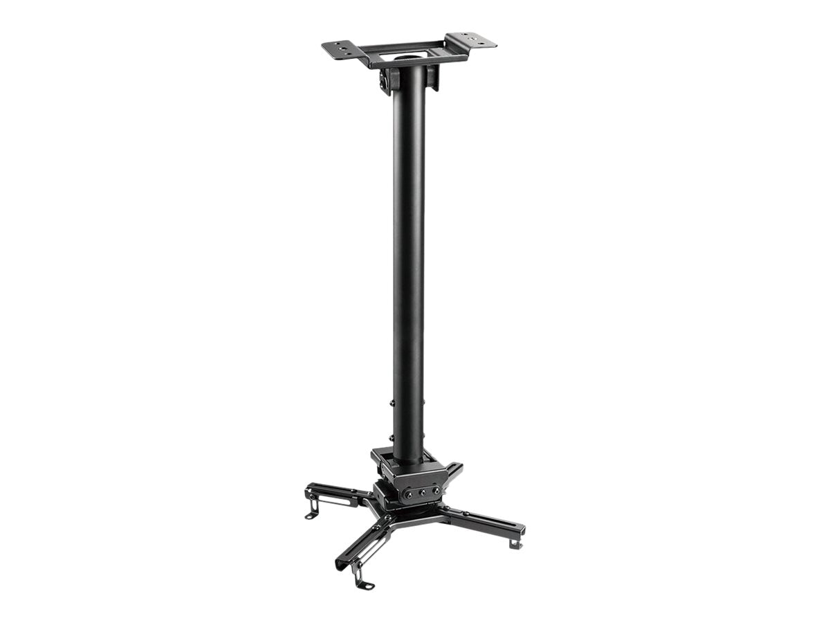 NEOMOUNTS CL25-540BL1 Support de plafond pour vidéoprojecteur - h 60.5-90.5 cm - installation facile - orientable