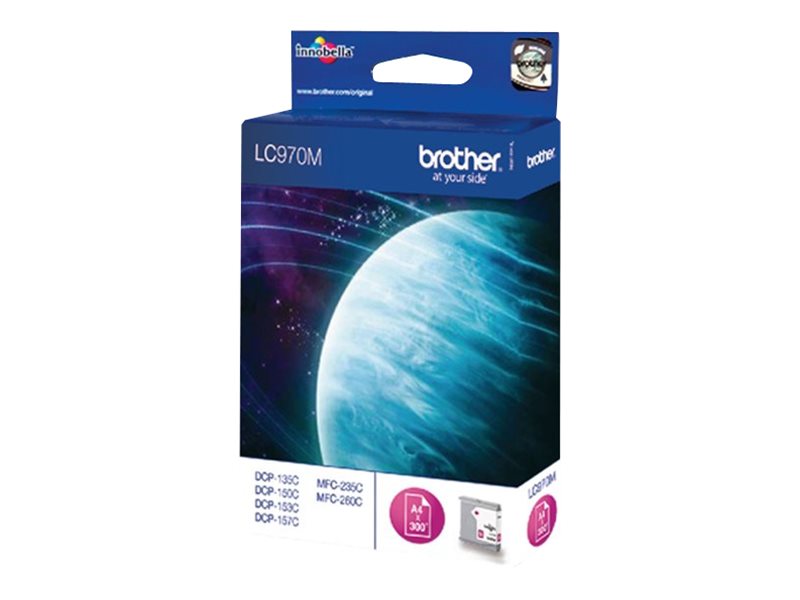 BROTHER LC-970 cartouche d encre magenta capacité standard 300 pages pack de 1