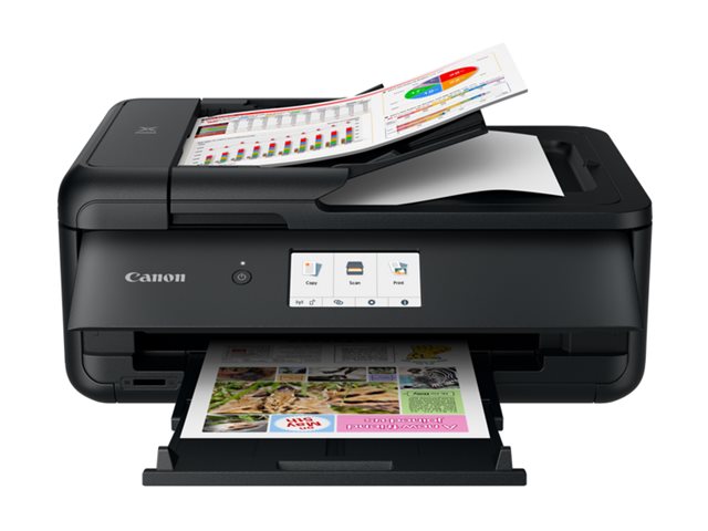 CANON PIXMA TS9550A MFP colour inkjet A4 A3 15ipm Print 200sheets USB LAN Wi-Fi Black
