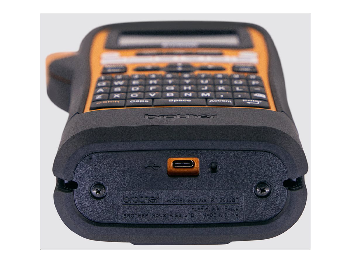 BROTHER Bluetooth connectable electrician labeling machine 18mm ribbon max QWERTY keyboard delivered with case