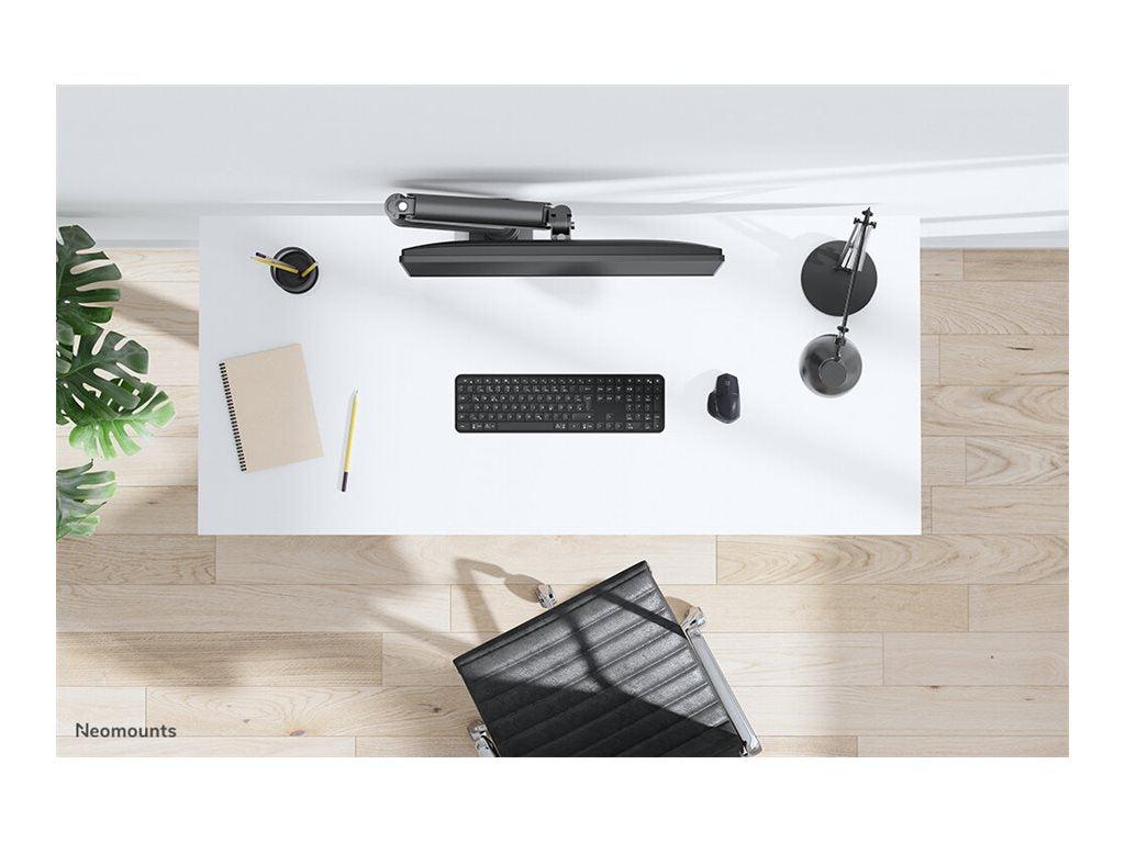 NEOMOUNTS DS70-450BL1 Support dÃ©cran Ã  fixer 17-42p - ressort Ã  gaz - Topfix - arrÃªt 180