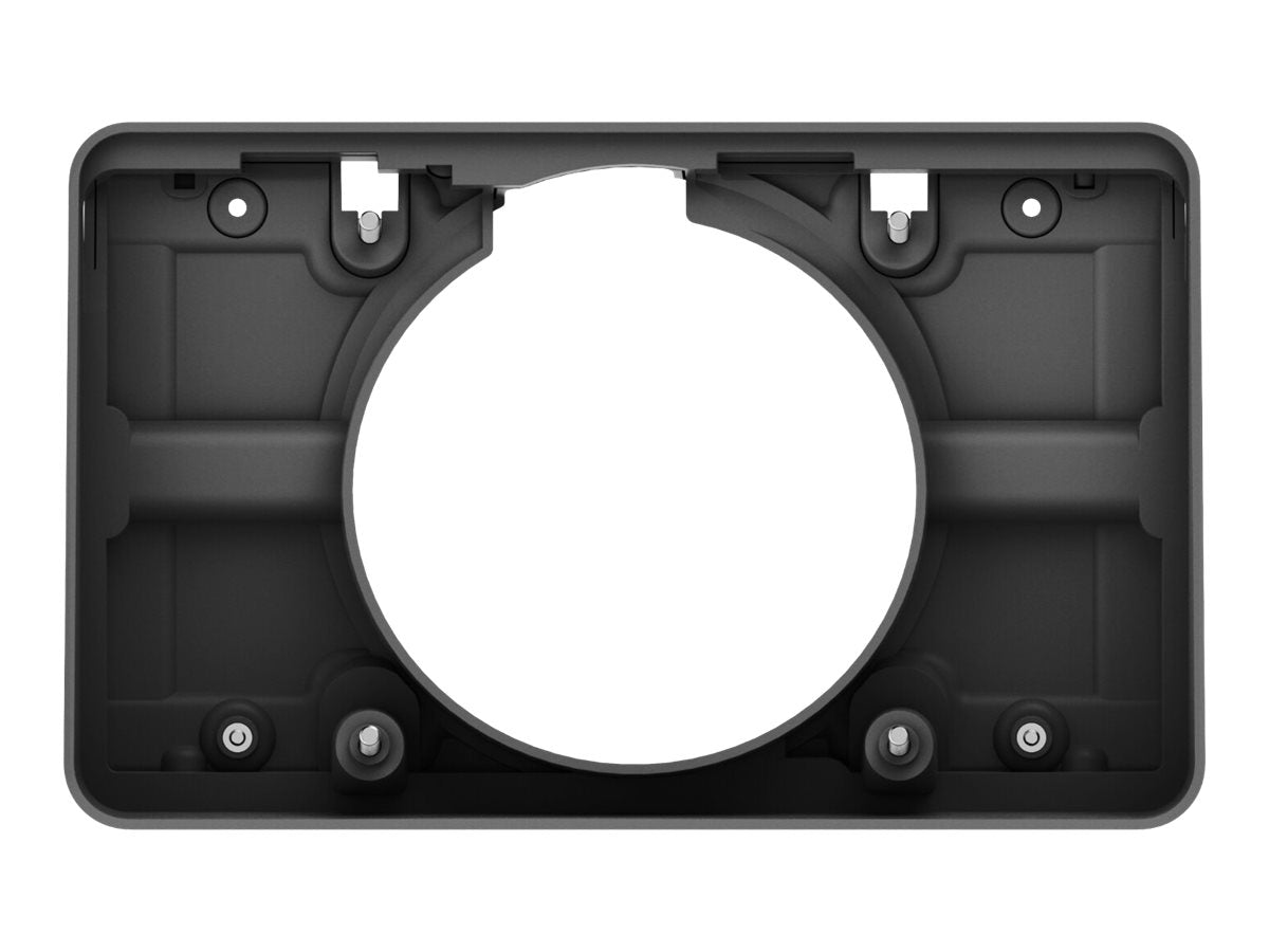LOGITECH Mounting kit angle plinth reversible interface 14 viewing angle for meeting room scheduling system graphite