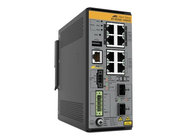 Switch.Indus IP30 L2+ 8x10/100 /1000TX PoE++ 802.3bt 2 x SFP