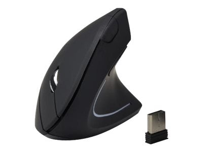 MCL Souris ergonomique sans fil pour droitier 1600 DPI - Noire